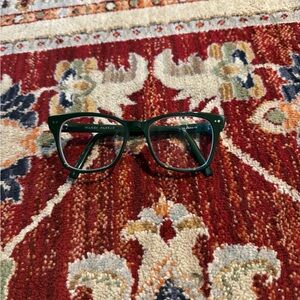 Warby Parker Landon Eyeglasses Prescription Unisex Green Frames